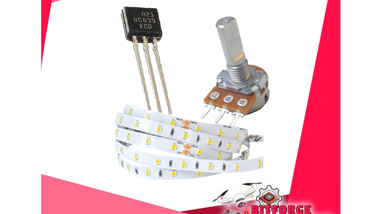 Featured LED Strip Brightness Controller using BJT Transistors copy